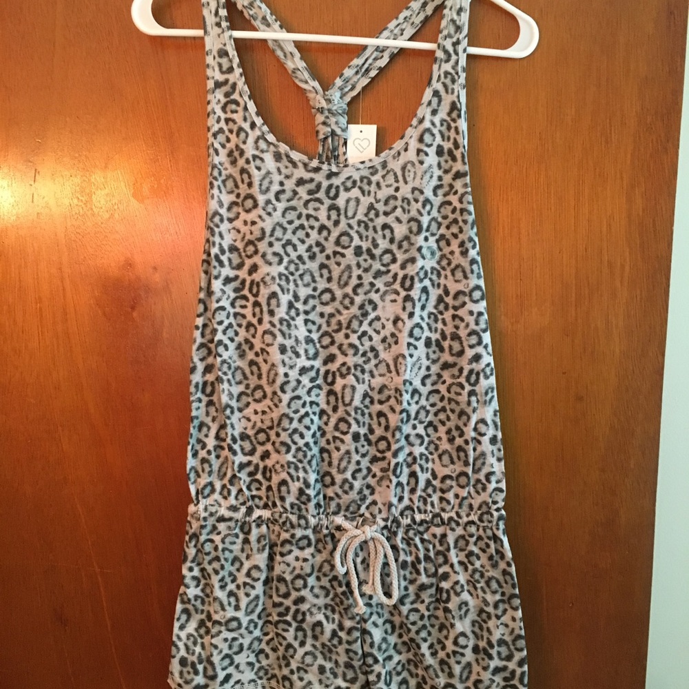 NEW!! American Eagle Cheetah Romper
